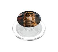 Boba Dachshund Dog MoM Sunglasses Bubble Tea Lover PopSockets PopGrip for MagSafe