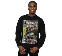 Boba Fett Comic Sweatshirt Star Wars Black L