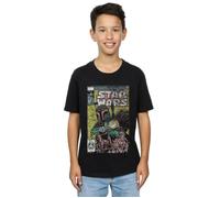 Boba Fett Comic T-Shirt Star Wars Black 12-13 Years