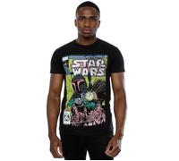 Boba Fett Comic T-Shirt Star Wars Black XL