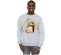 Boba Fett Dia De Los Muertos Sweatshirt Star Wars Grey L