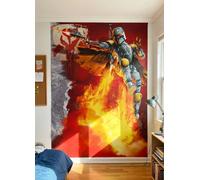 Komar "Star Wars Boba Fett Wallpaper Mural, Multi-Colour, 4-Piece