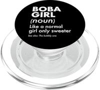 Boba Girl Definition Like A Normal Girl Only Sweeter PopSockets PopGrip for MagSafe