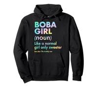 Boba Girl Definition Like A Normal Girl Only Sweeter Pullover Hoodie