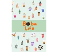 BOBA LIFE - Classic Lined Notebook - Durable Journal for Writing, Planning, and Organization - Ruled Pages for Neat Notes - Ideal for Students, ... and Journaling - Portable and Stylish Design