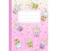 Boba Milk Tea Composition Notebook Wide Ruled: A Unique Writing Journal for Lovers of Cute drinks - The Perfect Novelty Diary Gift!