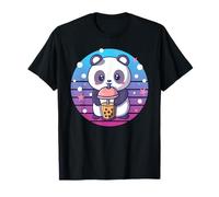 Boba Tapioca Pearls Bubble Milk Tea Drink Panda Lover T-Shirt