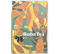 BOBA TEA | Bubble Tea Kit Gift Box - Each Box has 24 Pieces | Flavoured with | Strawberry | Matcha | Milk Tea | Brown Sugar | by SAKA (Milk Tea)