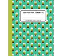 Boba Tea Composition Notebook: Wide-Ruled School Book for Kids