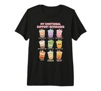 Boba Tea Cute Kawaii Bubble Premium T-Shirt