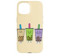 Boba tea green drink milk Taro tapioca Japan Matcha pearl Case for iPhone 15