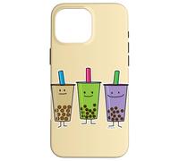Boba tea green drink milk Taro tapioca Japan Matcha pearl Case for iPhone 16 Pro Max