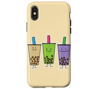 Boba tea green drink milk Taro tapioca Japan Matcha pearl Case for iPhone X/XS