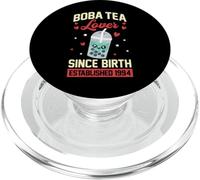 Boba Tea Lover Since Birth Established 1994 Boba Birthday PopSockets PopGrip for MagSafe