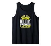 Boba Teas First Holiday Shopping Later Funny Holiday Shopper Tank Top