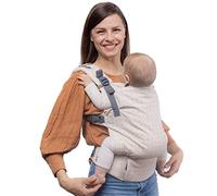 Boba X Baby Carrier - Newborn to Toddler Adjustable, 2-in-1 Convertible Front and Backpack Carrier 7 to 45 lbs, Ergonomic Baby Carrier with Crossable Straps (Ecru Hemisphere)