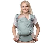 Boba X Baby Carrier - Newborn to Toddler Adjustable, 2-in-1 Convertible Front and Backpack Carrier 7 to 45 lbs, Ergonomic Baby Carrier with Crossable Straps (Sea Mist)