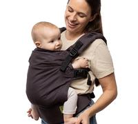 Boba X Baby Carrier Newborn to Toddler - Adjustable Front and Backpack Carrier Petite to Plus Size 7-45 lbs, Ergonomic Baby Carrier with Crossable Straps - Charcoal