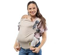 Boba X Baby Carrier Newborn to Toddler - Adjustable Front and Backpack Carrier Petite to Plus Size 7-45 lbs, Ergonomic Baby Carrier with Crossable Straps - Breathable Linen Blend - Linen Pampas