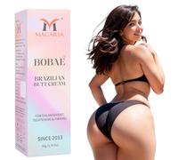 Bobae Brazilian Bum Cream for Buttocks Enlargement and Firming - Brazilian Butt Lift Enhancement Cream for Glute Growth, Big Bum, & Smooth Skin - Natural Moisturizing Formula for Hips and Butt - 50g