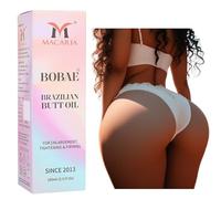 Bobae Brazilian Bum Oil for Buttocks Enlargement and Firming - Brazilian Butt Lift Enhancement Oil for Glute Growth, Big Bum, & Smooth Skin - Natural Moisturizing Formula for Hips and Butt - 100ml