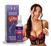 Bobae Natural Breast Spray Oil | Bust Tightening Shape & Size up Firming larger Breast Enhancement Gel bigger Brazilian Boobs Women enlargement cream for quick Fast growth with estrogen effect