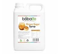 Bobalife Brown Sugar Bubble Tea Syrup 2.5kg - Tiger Milk Tea Syrup for Boba, Brown Sugar Lattes, Iced Drinks & Dessert Toppings | Vegan & Gluten-Free | Professional Café Quality