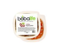 Bobalife Coffee Popping Boba Pearls 100g - Bubble Tea Pearls, Boba Topping for Drinks, Desserts & Milk Tea - Vegan & Gluten Free