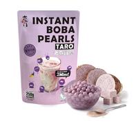 Bobalife Instant Tapioca Boba Pearls, Taro, Ready in 2 Mins, 250g