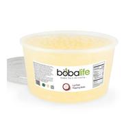 Bobalife Lychee Flavoured Popping Boba 40 Servings (1.6kg), Fruit Juice Filled Boba Pearls for Bubble Tea, Iced Drinks, Desserts, Cocktails & Slush | Low Fat, Gluten-Free & Vegan