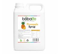 Bobalife Pineapple Bubble Tea Syrup 2.5kg - Drink Flavouring Syrup for Bubble Tea, Fruit Tea, Cocktails, Smoothies, Slush & Desserts - Vegan & Gluten Free