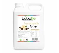 Bobalife Vanilla Bubble Tea Syrup 2.5kg - Drink Flavouring Syrup for Bubble Tea, Fruit Tea, Cocktails, Smoothies, Slush & Desserts - Vegan & Gluten Free