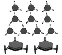 BOBASH 12PCS Coffee Mug Holder 3.97inch Adjustable Drinkware Stacker Organizer Stackable Coffee Cup Organizer Reusable Kitchen Cup Storage Organizers for Cupboard Space Saver