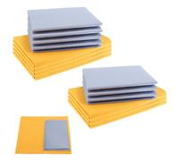 BOBASH 16PCS 2Sizes Miracle Shammy Cloth Ultra Absorbent Cleaning Cloth Reusable Cleaning Shammy Towel Machine Washable Will Not Scratch Chamois TowelFor Kitchens, Bathrooms, Windows, Floors And Cars