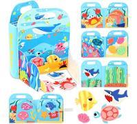 BOBASH Sea Learning Felt Book Portable Educational Toddler Felt Book Safe Kid Learning Toy for Kid Toddler Present