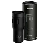 Bobber Tumbler 500ml: Black Coffee: 500ml Size: 500ml, Colour: Black C