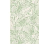 Bobbi Beck Eco-Friendly Abstract Floral Wallpaper In Green Green One Size