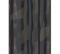 Bobbi Beck Eco-Friendly Abstract Forest Wallpaper In Black Black One Size