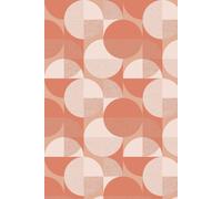 Bobbi Beck Eco-Friendly Bauhaus Circle Wallpaper in Pink Bobbi Beck Pink