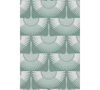 Bobbi Beck Eco-Friendly Crane Bird Wallpaper In Light Green Light Green One Size