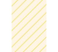 Bobbi Beck Eco-Friendly Diagonal Ice Cream Pinstripe Pastel Wallpaper In Yellow Yellow One Size