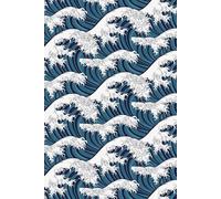 Bobbi Beck Eco-Friendly Great Wave Off-Kanagawa in Blue Bobbi Beck Blue
