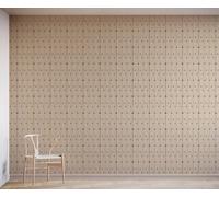 Bobbi Beck Eco-Friendly Illustrated Bamboo Wallpaper In Beige Beige One Size