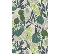 Bobbi Beck Eco-Friendly Illustrated Wildflower Wallpaper In Green Green One Size