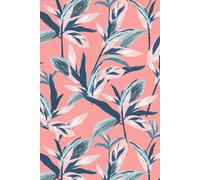 Bobbi Beck Eco-Friendly Illustrative Tropical Wallpaper In Pink Pink One Size