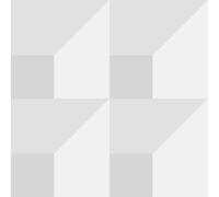 Bobbi Beck Eco-Friendly Large 3D Cube Wallpaper In White White One Size