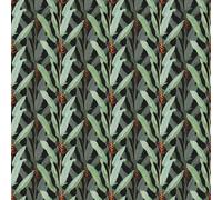 Bobbi Beck Eco-Friendly Maximalist Tropical Wallpaper In Black Black One Size