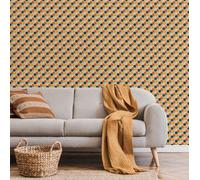 Bobbi Beck Eco-Friendly Multicolour Mid Century Circle Wallpaper