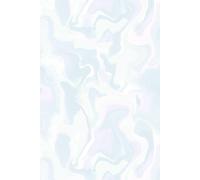 Bobbi Beck Eco-Friendly Subtle Marbled Wallpaper In Blue Blue One Size