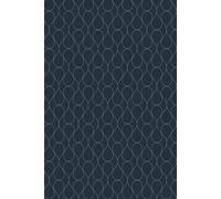 Bobbi Beck Eco-Friendly Teardrop Line Wallpaper in Navy Bobbi Beck Navy